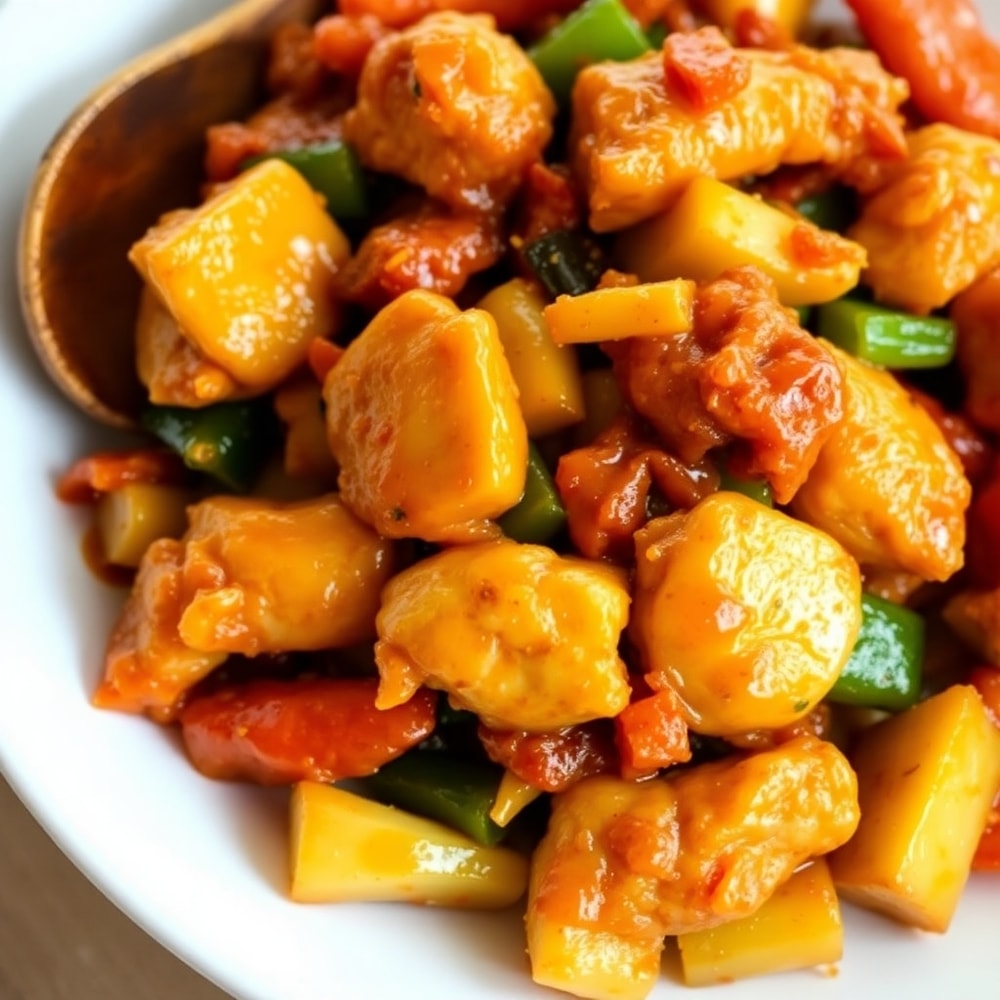 Honey Garlic Chicken Stir Fry