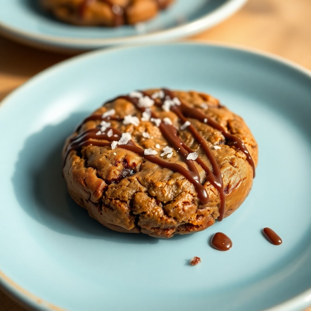 Perfectly Baked Brownie Cookies on a Cooling Rack