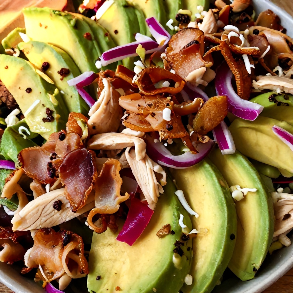 loaded chicken salad