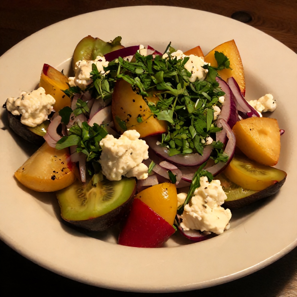 Mexican Fruit Salad Ready to Serve