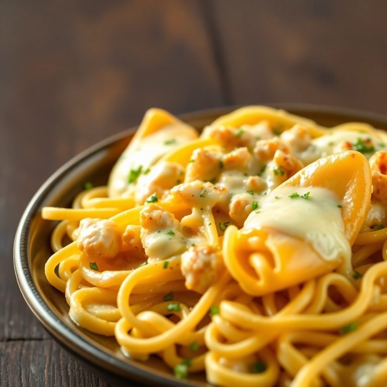 Mozzarella Garlic Butter Chicken Bowties