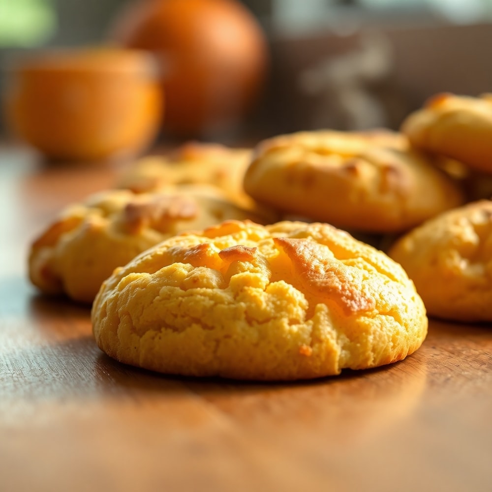 orange scone cookies