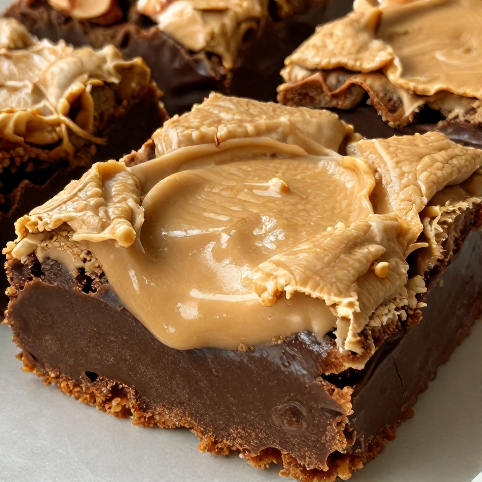 Peanut Butter Truffle Brownies