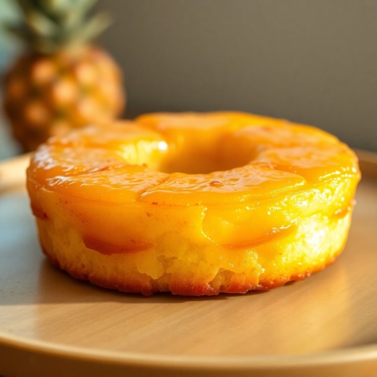 Pineapple Mascarpone Upside-Down Mini Cakes