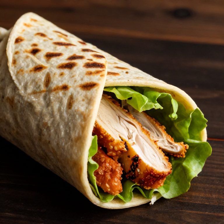 Quick BBQ Chicken Wrap