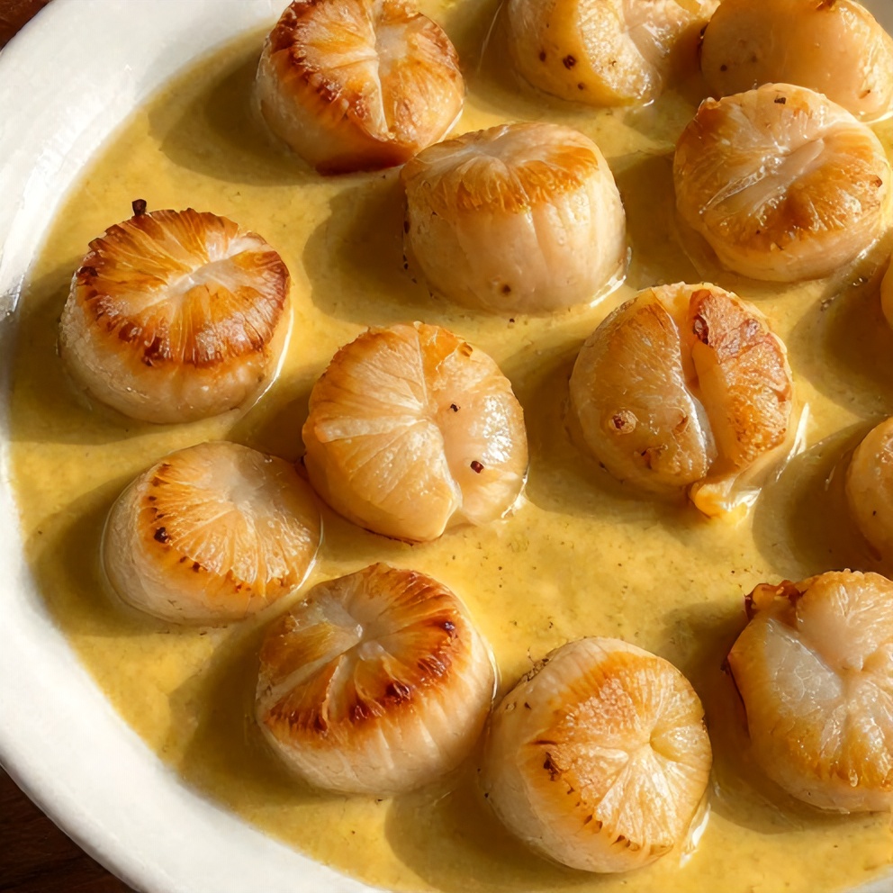 Quick Cajun Scallops