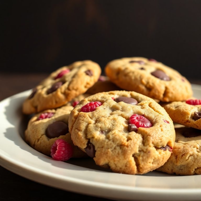 Raspberry Chocolate Chip Cookies
