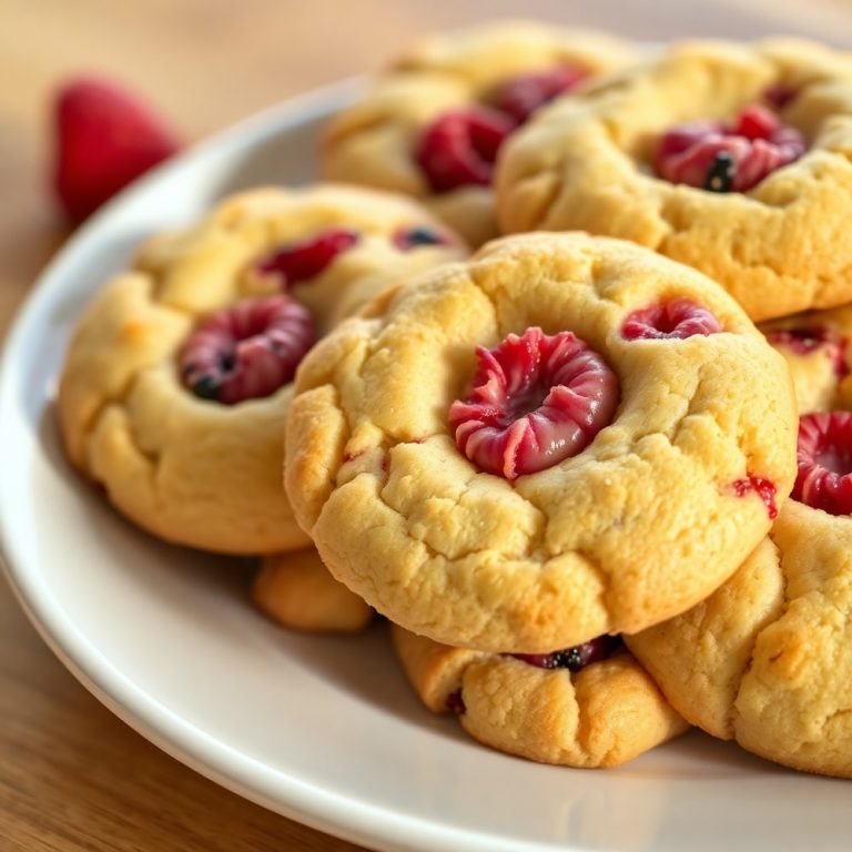 Raspberry Lemon Cookies