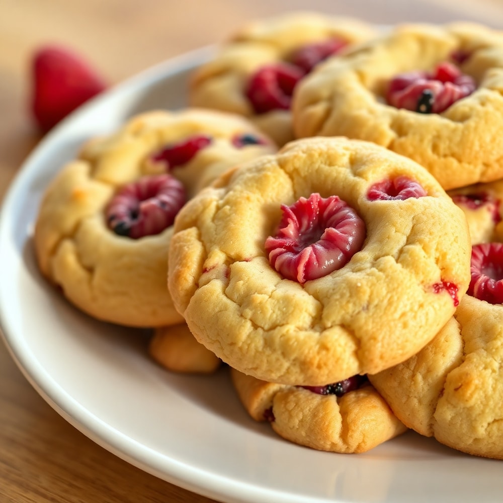 Raspberry Lemon Cookies