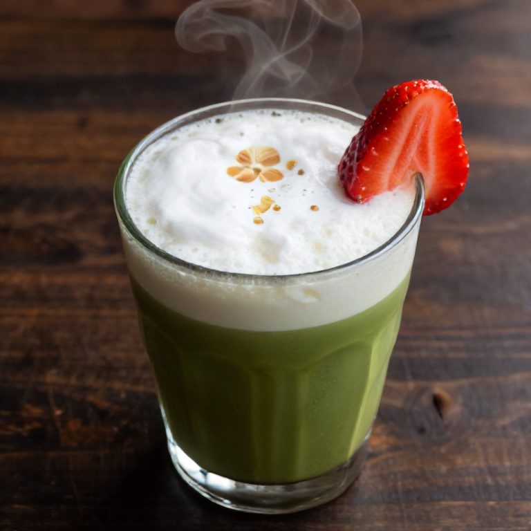 Strawberry Matcha Latte