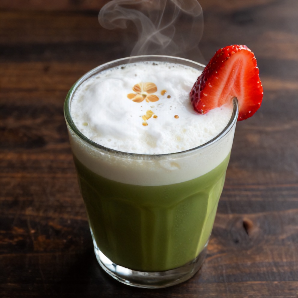 Strawberry Matcha Latte
