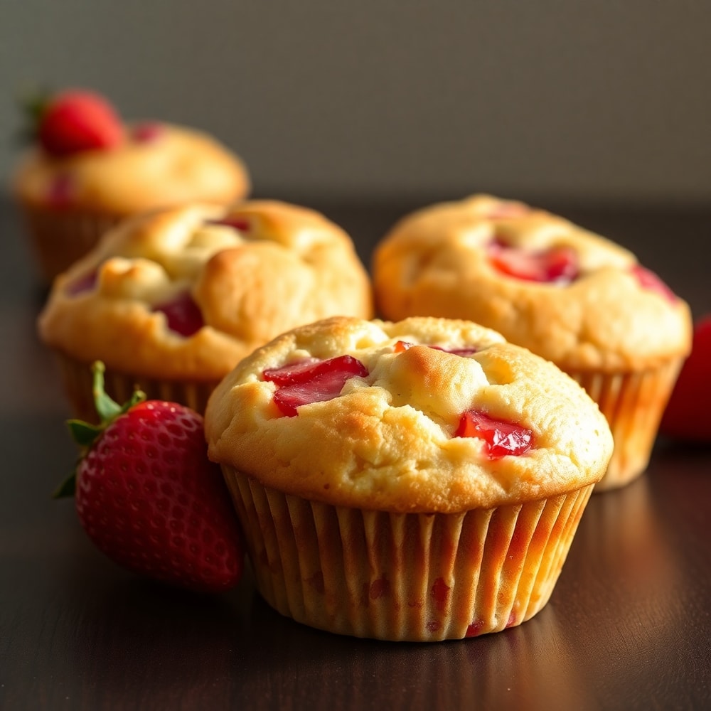 Strawberry Shortcake Muffins