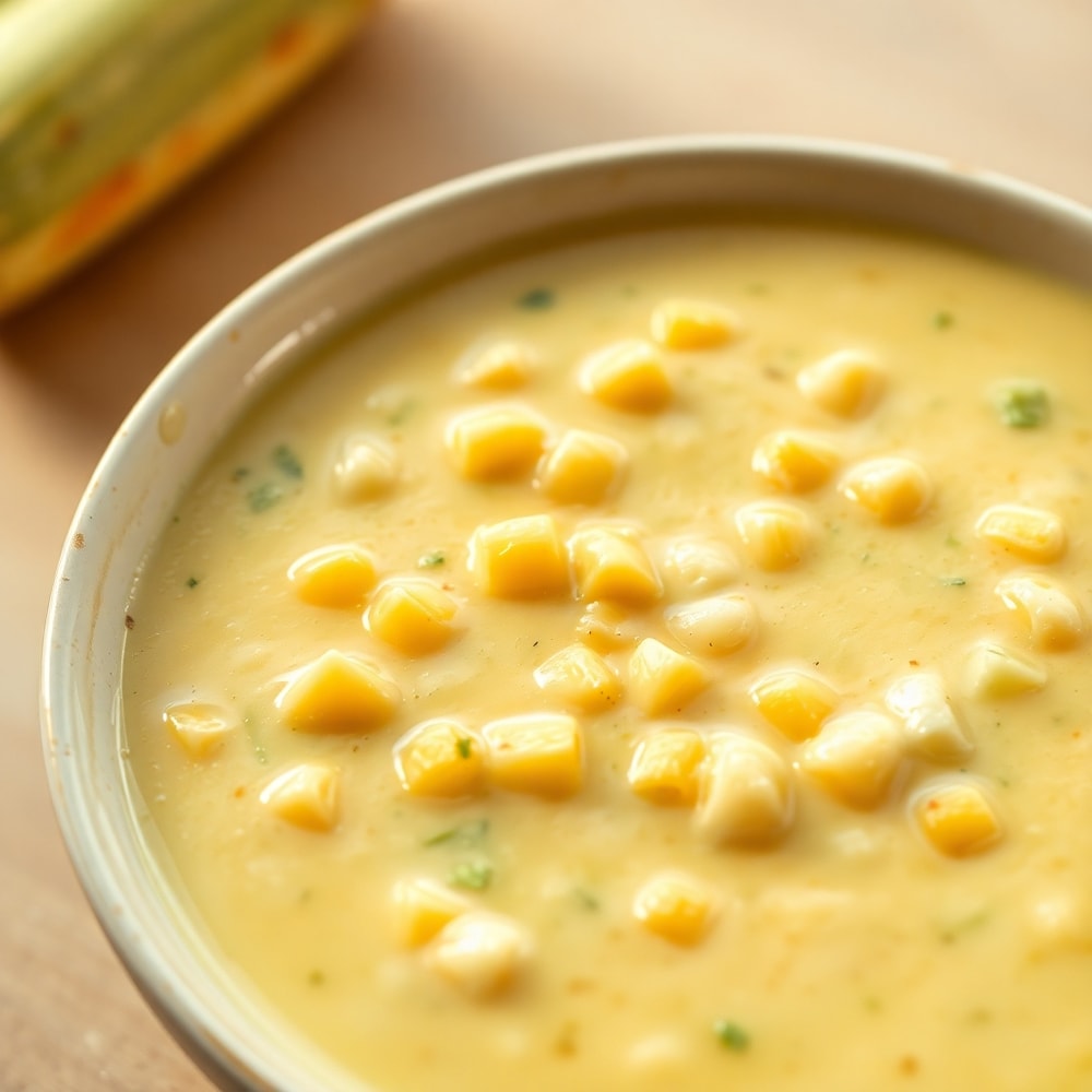summer corn and zucchini chowder