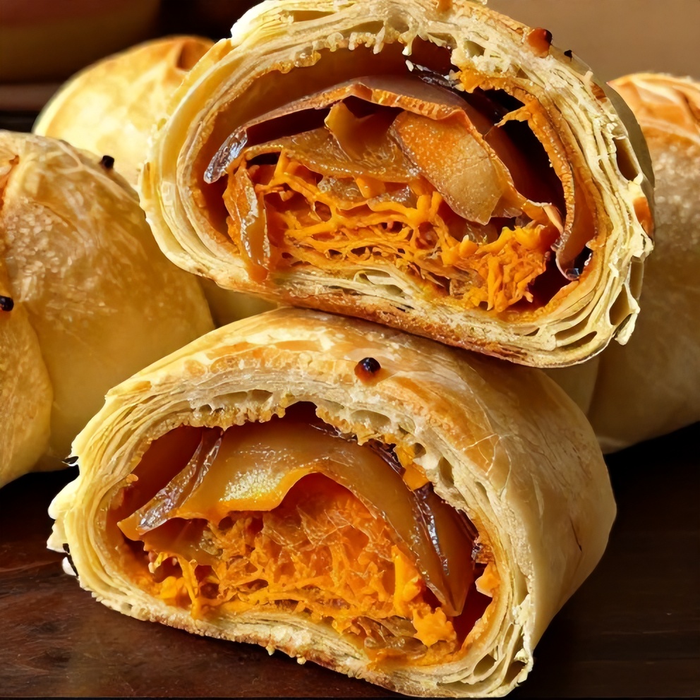 Sweet Potato & Caramelised Onion Rolls