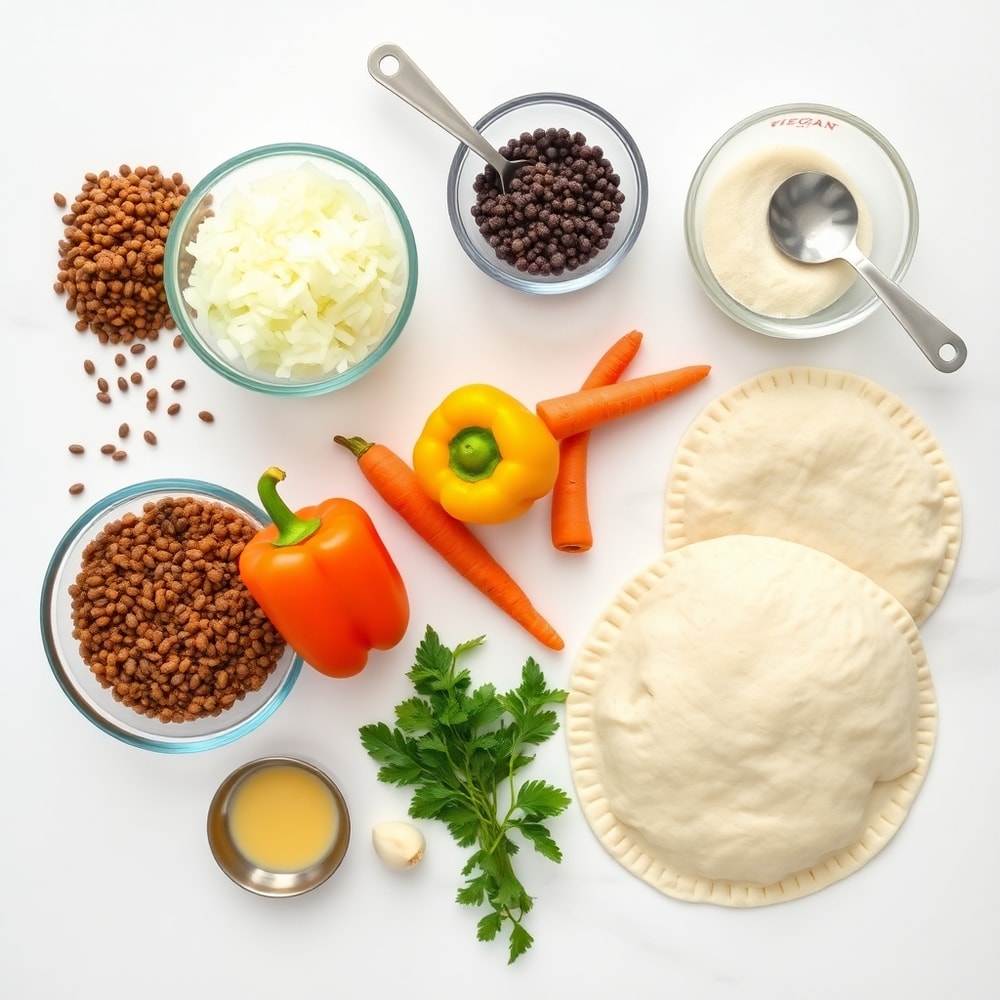 Vegan Lentil Empanada Ingredients